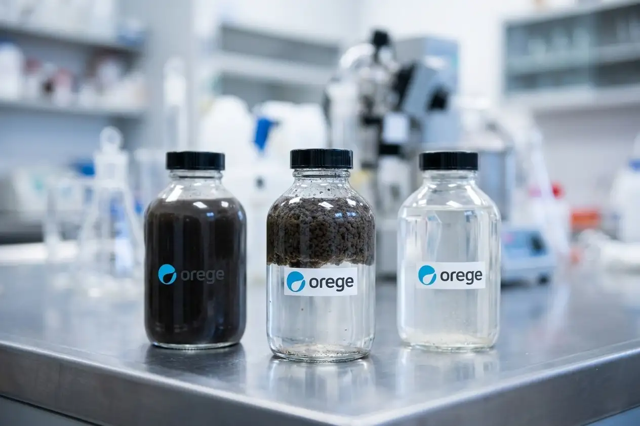 Orege mobile dewatering system on site